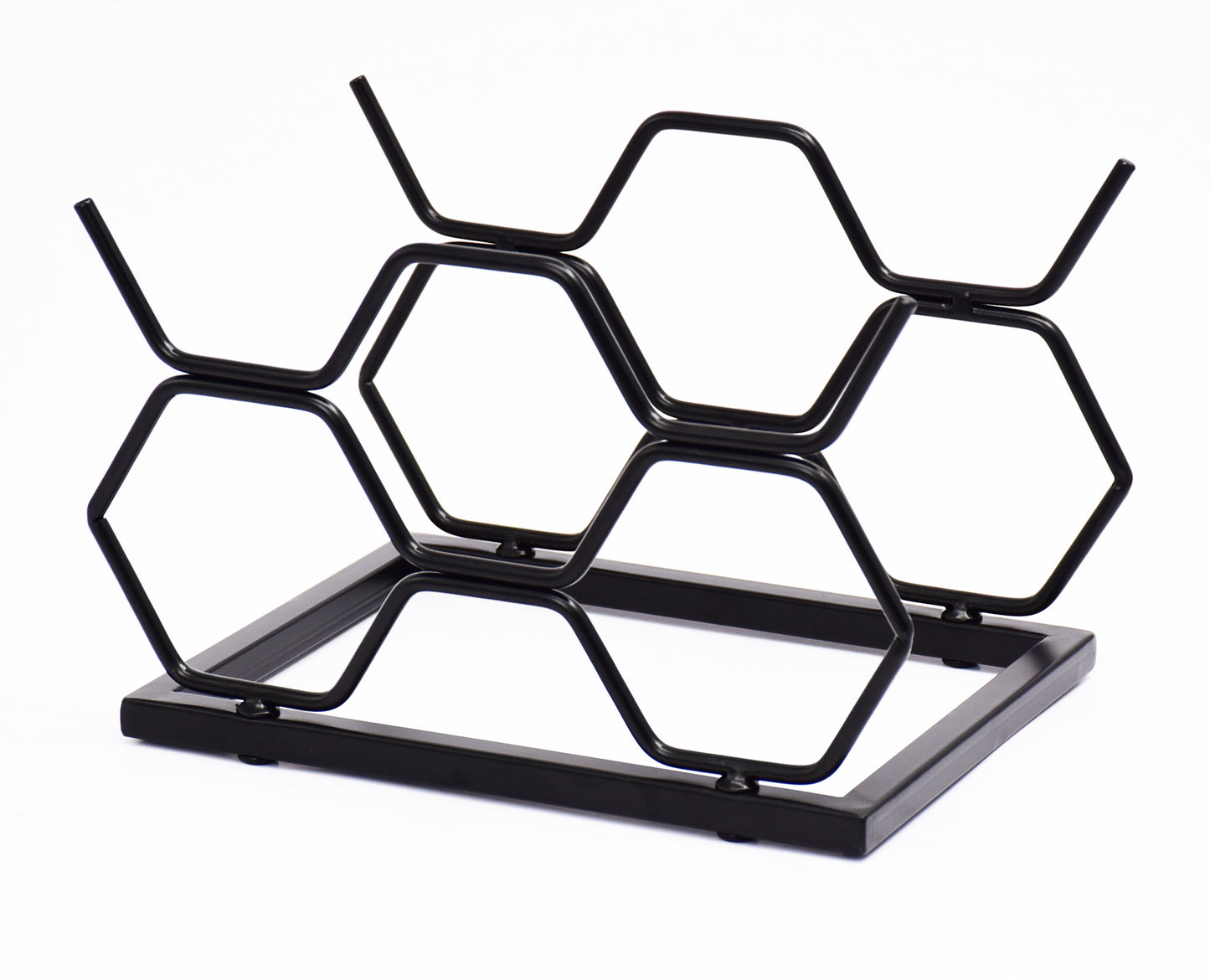 HEXA IRON WINE RACK FOR 5 BOTTLES