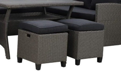 BAXTER FOOTSTOOL WITH CUSHION