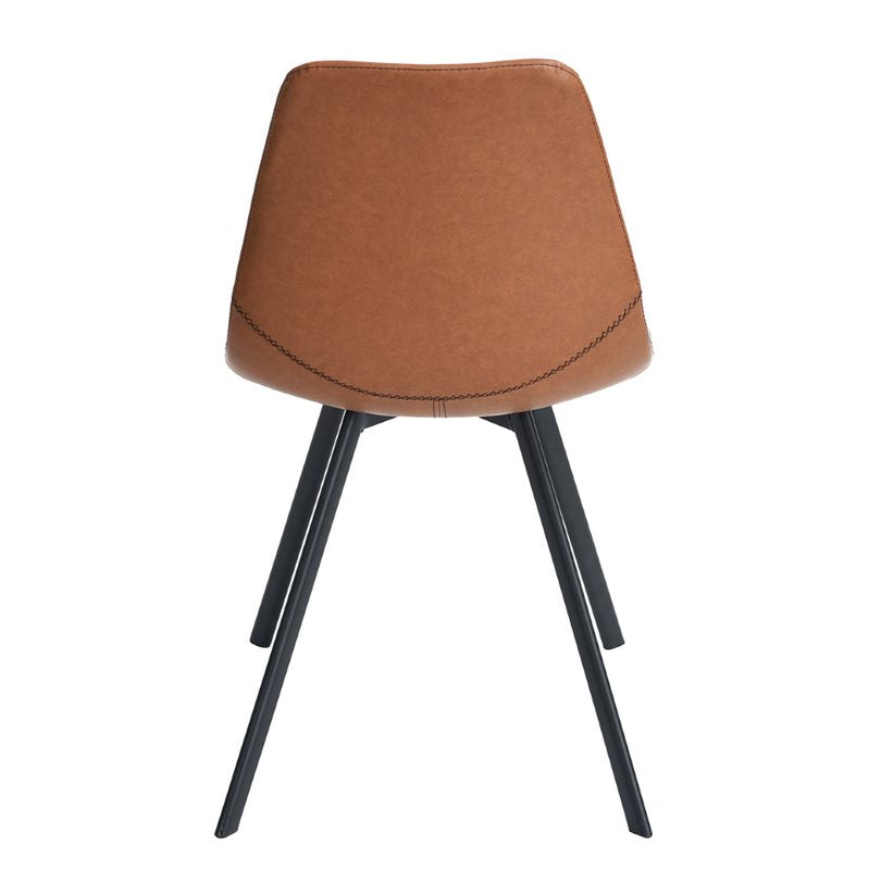 SAXON VINTAGE DINING CHAIR BROWN