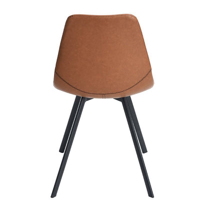 SAXON VINTAGE DINING CHAIR BROWN