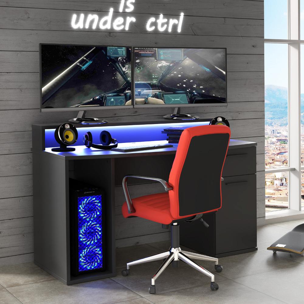 AYO BUREAU GAMING 1 PORTE 1 TIROIR