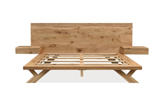 MATTERHORN BED 160cm + 2 NIGHTSTANDS