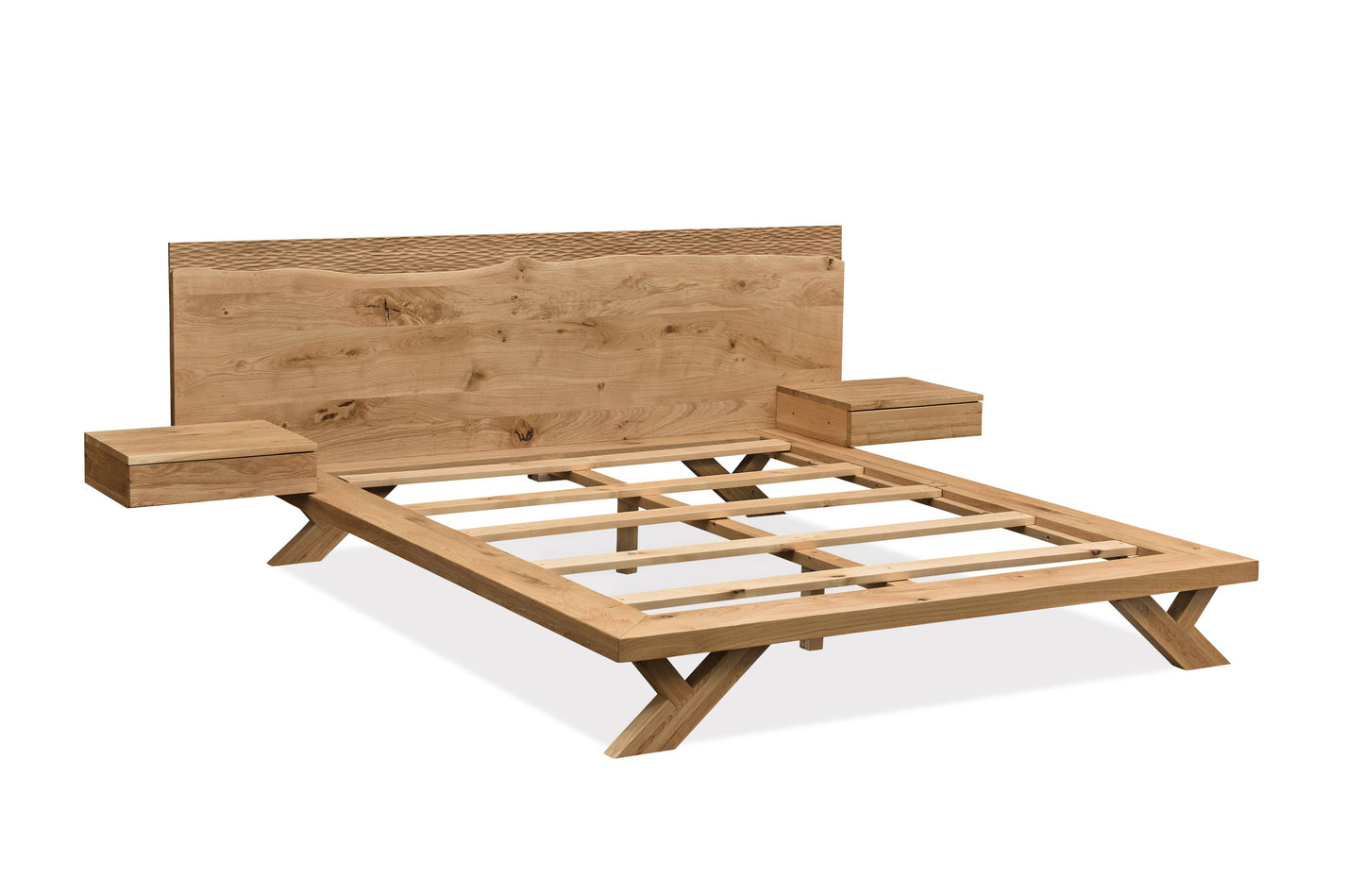 MATTERHORN BED 160cm + 2 NIGHTSTANDS