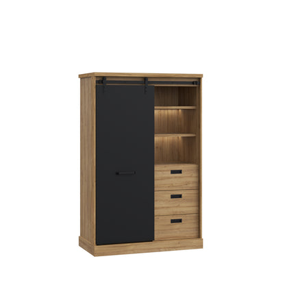 KASZIMIRO HIGH CHEST 1DR 3DR 3 NICHES
