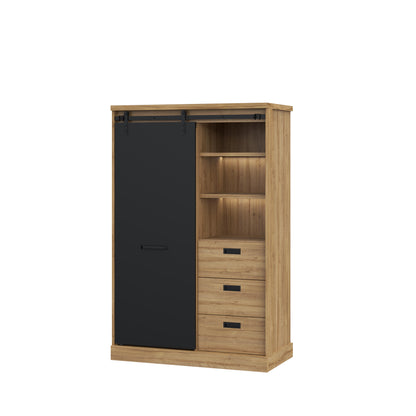 KASZIMIRO HIGH CHEST 1DR 3DR 3 NICHES