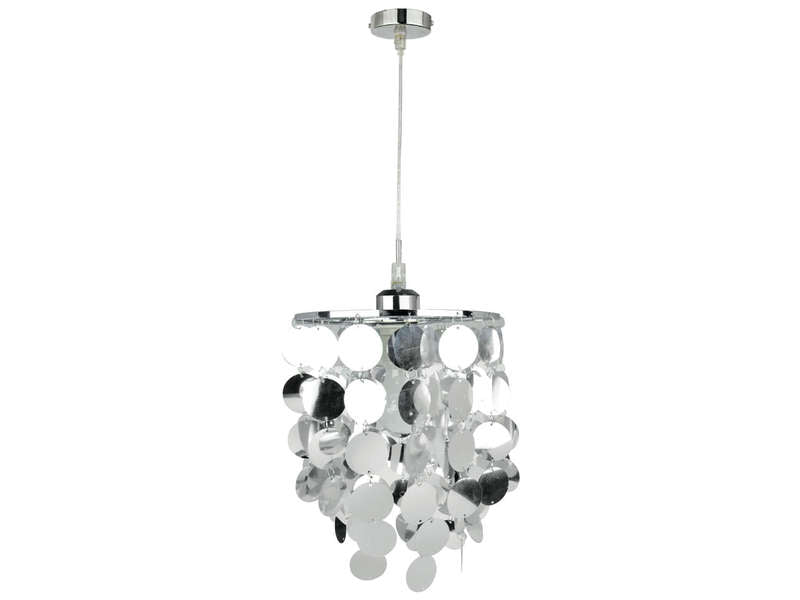 SUSPENSION CONFORAMA BOOP, ARGENTE ET EFFET MIROIR