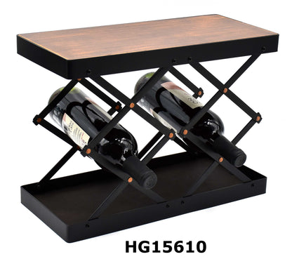 MODULAR 4-6 IRON & MDF WINE RACK