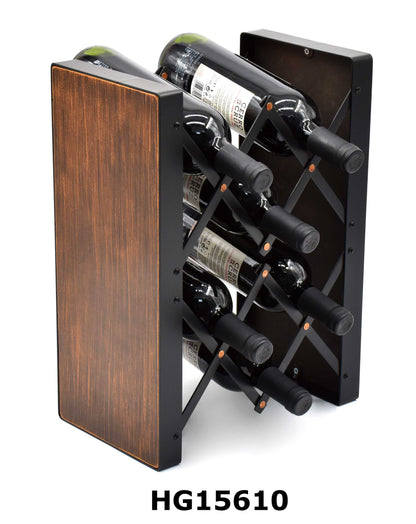 MODULAR 4-6 IRON & MDF WINE RACK