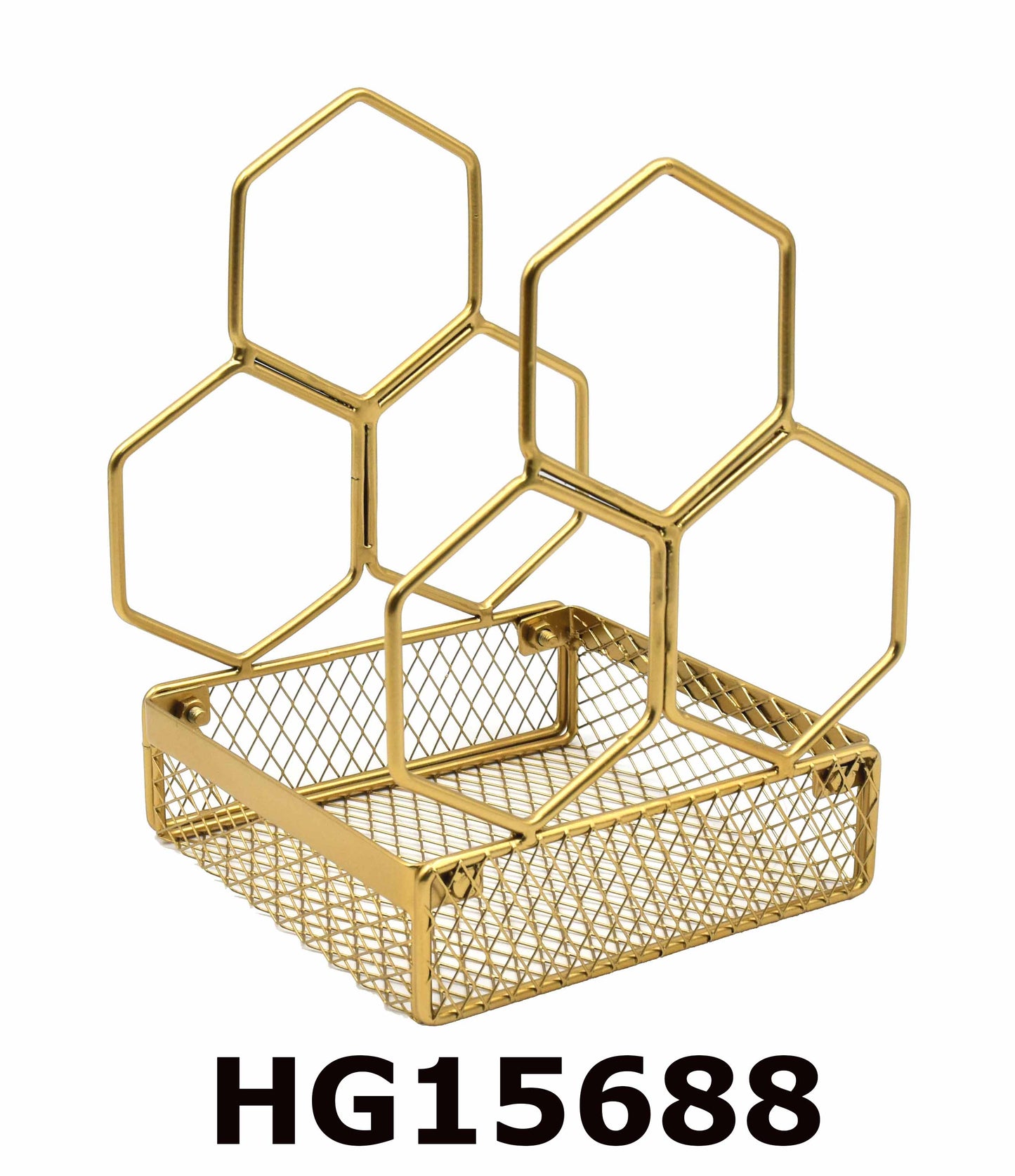 HEXA IRON WINE RACK FOR 3 BOTTLES