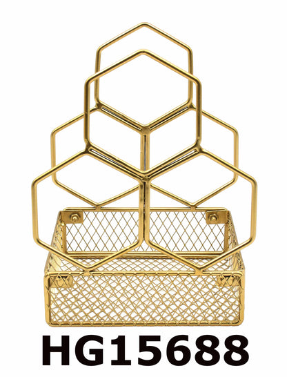 HEXA IRON WINE RACK FOR 3 BOTTLES
