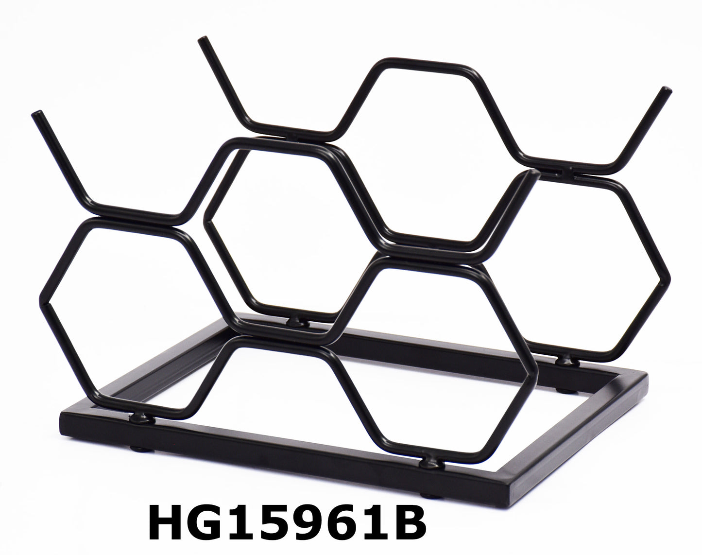 HEXA IRON WINE RACK FOR 5 BOTTLES