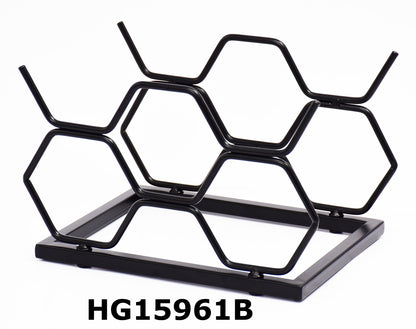 HEXA IRON WINE RACK FOR 5 BOTTLES