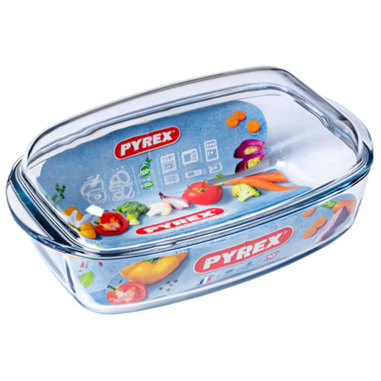 Pyrex Rect Casserole4.4L + 2.2L Sleeve