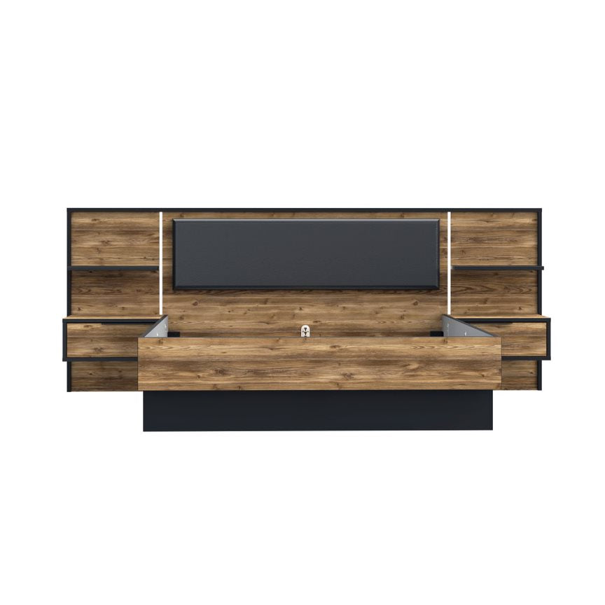 JABIM BED & BEDSIDES QUEEN SIZE